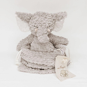 Мягкая игрушка Mrs. Ertha "Слоненок Mr. Poppie", серая, 31 см